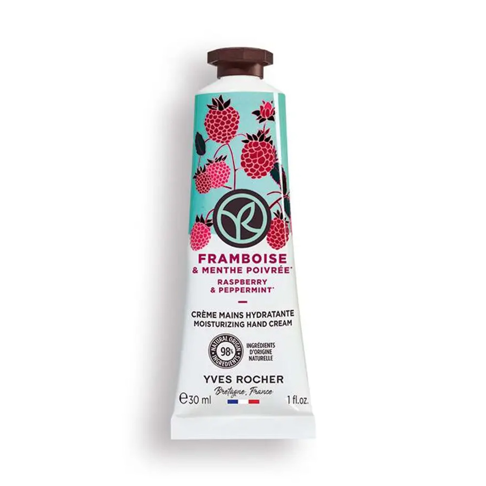 Raspberry & Peppermint Moisturizing Hand Cream - Yves Rocher